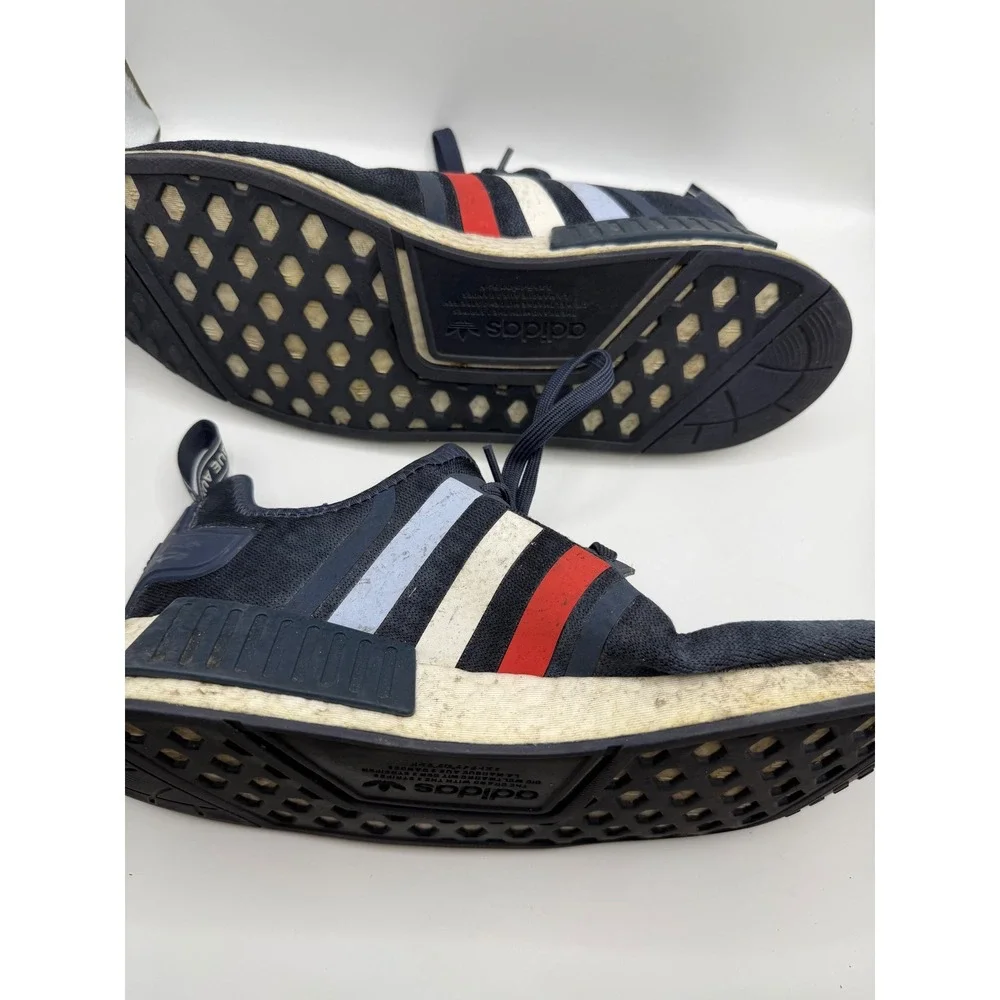 Adidas NMD R1 Navy Tricolor Mens Size 11.5 Running Shoes Sneakers GX9514